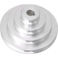 CNBTR Rueda de polea de pagoda tipo 4 pasos de aluminio para correa dentada V-Belt